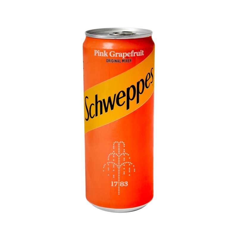 Schweppes pink grapefruit 330ml